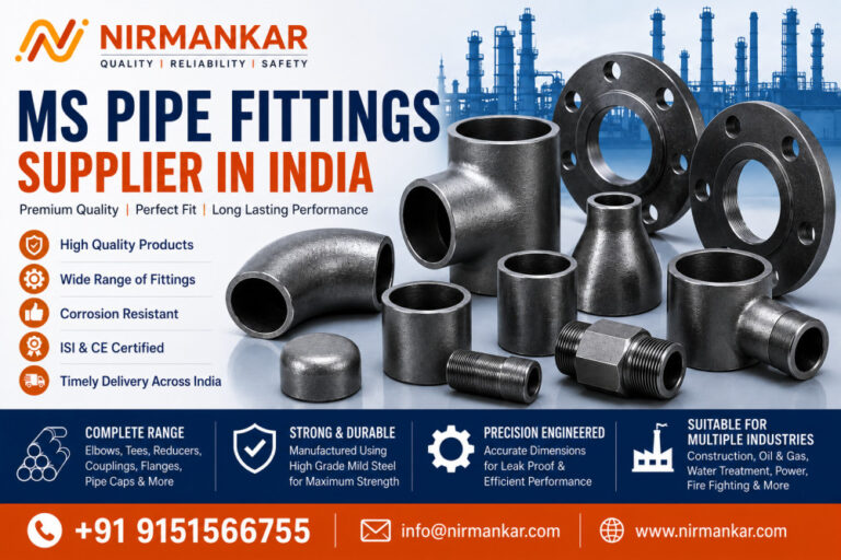 MS Pipe Fittings Supplier in India